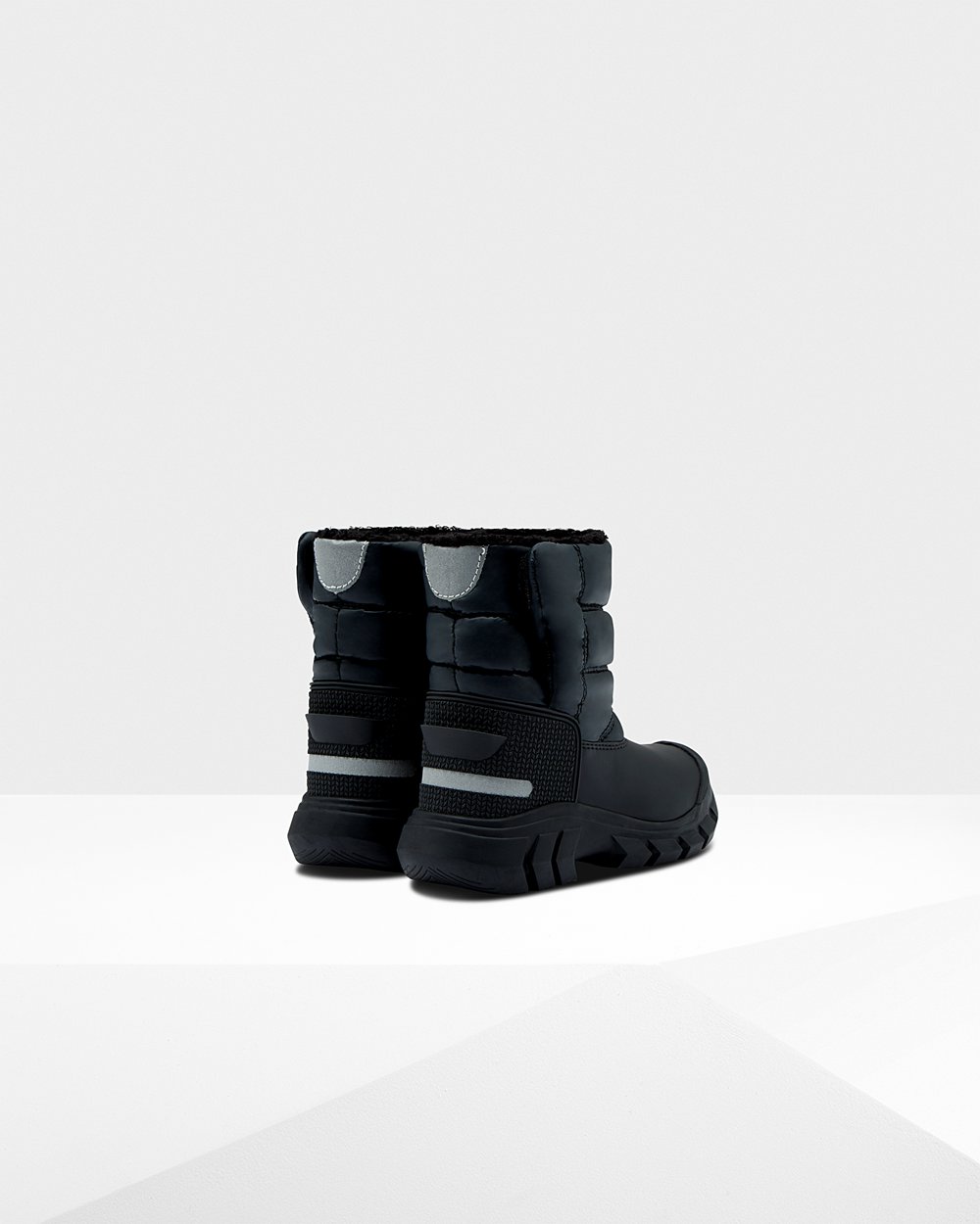 Snow Boots Barn - Hunter Original Små Insulated - Svarta - 094683-NHK